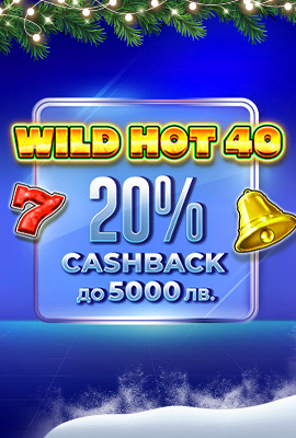 20% Cashback Wild Hot 40